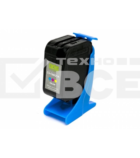 Картридж струйный Cactus CS-C6625A №17 цветной (480 стр., 39 мл.) для HP DJ 816c/817/825/840/841c/842c/843c/845c