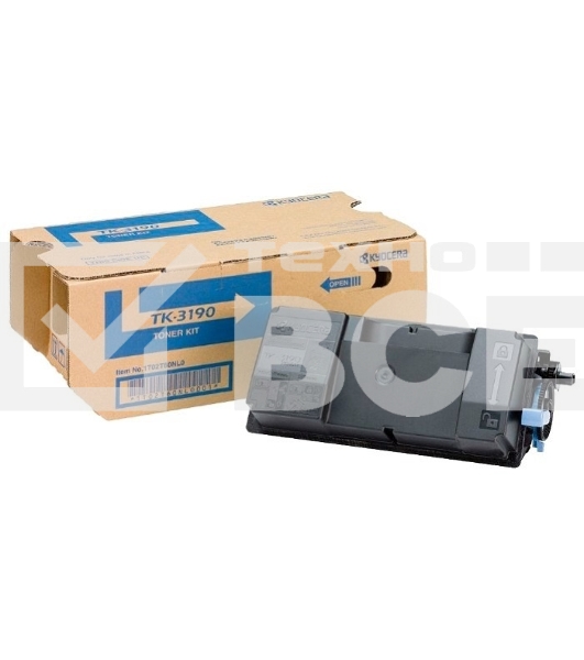 Картридж лазерный Kyocera TK-3190 (1T02T60NL0/1T02T60NL1) черный для P3055dn/P3060dn 25000 стр.