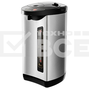 Термопот ЯРОМИР ЯР-1900 Мощность в режиме кипячения 900 Вт. Мощность в режиме поддержания температуры воды 30 Вт. Объем 6 л. Корпус и внутренняя емкость из нерж. стали. Вращение корпуса на основании на 360°. Шкала уровня воды. Световые индикаторы работы. Съемный сетевой шнур электропитания. Съемная крышка для удобства очистки. 3 способа подачи воды: ручной, автоматический, электрический. Функции повторного кипячения и дехлорирования воды. Режим поддержания температуры воды. Защита от перегрева. Блокировка ручной помпы от случайного нажатия. Автоматическое отключение при недостаточном количестве воды. черный.