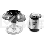 Чоппер Centek CT-1392 Сталь <600Вт> 6 лезвий, стеклянная чаша 1,2л, разборные ножи, фото2