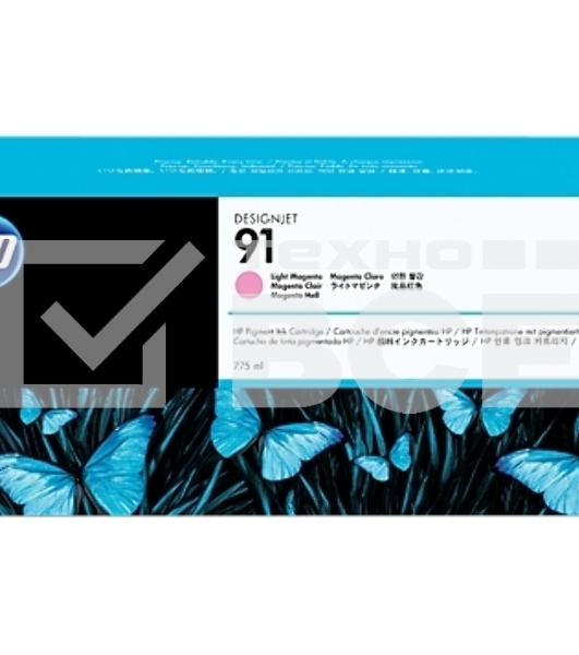 Картридж струйный HP №91 C9471A светло-пурпурный для HP DJ Z6100 (775мл)