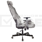 Кресло игровое Knight N1 Fabric серый Light-19 с подголов. крестовина металл, фото7