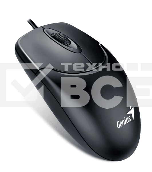 Мышь проводная Genius NetScroll 120 V2 черный, 1000 dpi, USB, кнопки - 3