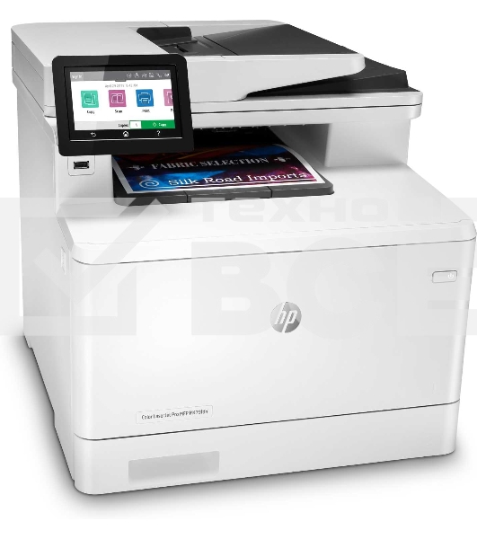 МФУ лазерное HP LaserJet Pro M479fdn (W1A79A), A4, цветной, печ. до 27 стр/мин., скан. до 29 стр/мин. (ч/б) 20 стр/мин. (цвет), 600 x 600 dpi (печать) 1200x1200dpi (скан.), USB, RJ-45, Air Print, Mopria