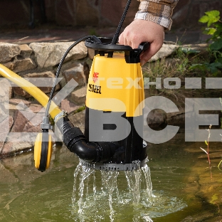 Дренажный насос для чистой и грязной воды DP-900S, 900 Вт, напор 9 м, 18000 л/ч Denzel