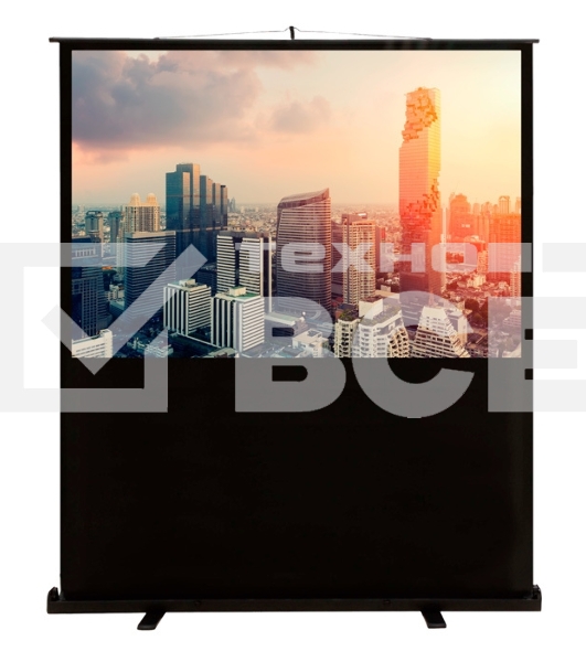 Экран Cactus 102x180см FloorCompactExpert CS-PSFLCE-180X102 16:9 напольный рулонный