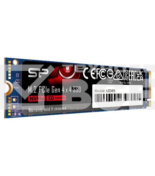 Накопитель SSD Silicon Power UD85, 2Tb, PCIe 4.0 x4, M.2 2280, NVMe, R/W 3600/2800