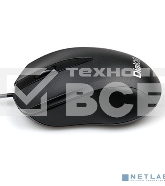 Мышь проводная Dialog Comfort MOС-15U черный, 1200 dpi, USB, кнопки - 3