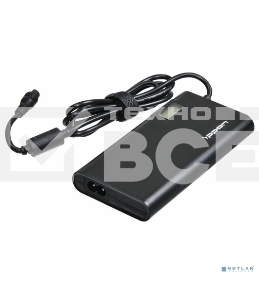 Блок питания Ippon SD90U автоматический 90W 15V-19.5V 10-connectors 1xUSB 2.1A от бытовой электросети LСD индикатор