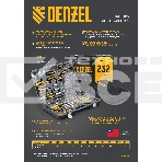 Набор инструментов Denzel 1/2', 1/4', CrV, S2, пластиковый кейс, 194 предмета, фото45