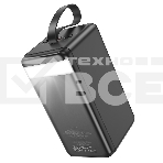 Портативный аккумулятор Hoco J123D, 90000мАч, 3A, с дисплеем, черный, фото3