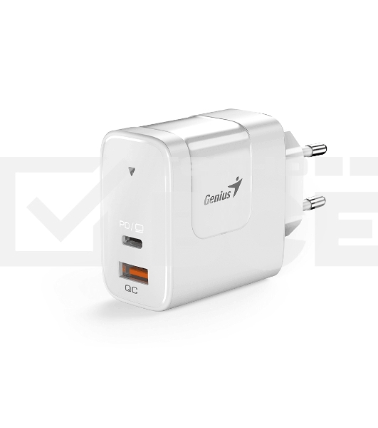 Зарядное устройство Genius PD-65AC, EU, 65W, белый