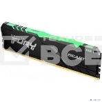 Оперативная память Kingston Fury Beast, DDR4, 16GB (1x16GB), 3200MHz, CL16, с радиатором, RGB, черный, фото3