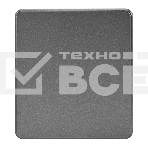 Заглушка Kranz ROUND декоративная с суппортом титан, фото 1