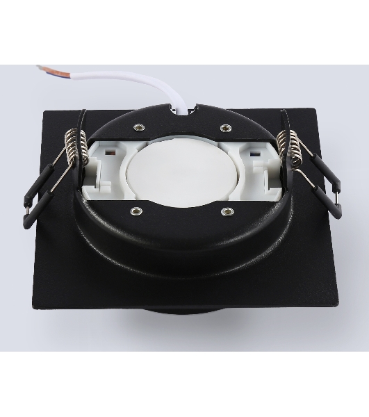 Светильник встраиваемый Ambrella light TN6739 BK черный IP44 GX53 110*110*57