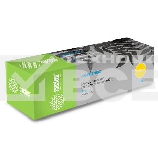 Картридж лазерный Cactus CS-PH7760C (106R01160) голубой (25000 стр.) для Xerox Phaser 7760/7760dn/7760dx/7760dxf