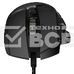 Мышь беспроводная/проводная Logitech G502 LIGHTSPEED черный, 25600 dpi, радиоканал, USB, кнопки - 11, фото6