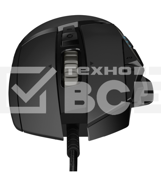 Мышь беспроводная/проводная Logitech G502 LIGHTSPEED черный, 25600 dpi, радиоканал, USB, кнопки - 11