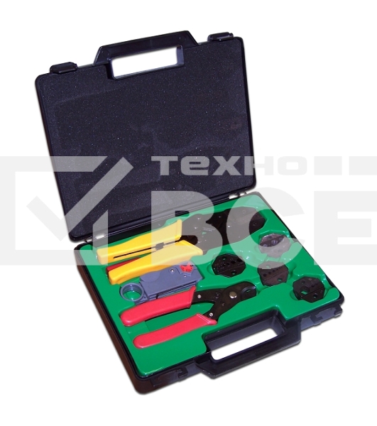 Набор инструментов для работы с коаксиальным кабелем