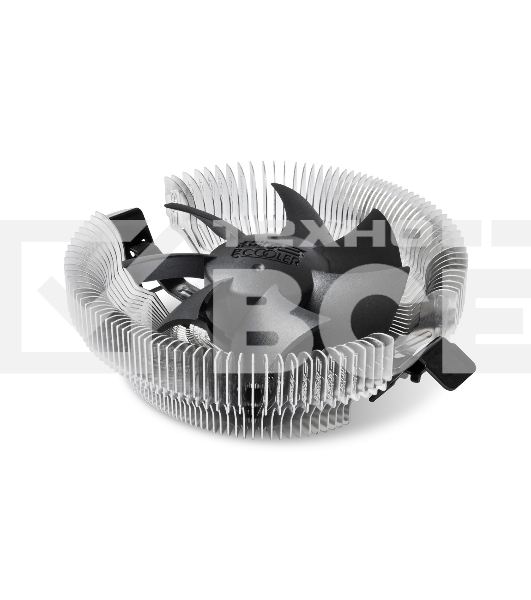 Кулер PCCooler E80 серебристый 75мм алюминий 2200rpm 22db 3-pin 65W