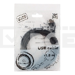 Кабель Cablexpert USB2.0 Pro CCF2-USB2-AMAF-6, AM/AF, 1.8м, экран, 2феррит.кольца, черный, пакет, фото3