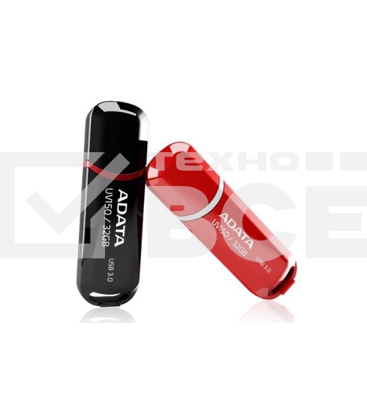 Флеш диск ADATA Flash Drive 32Gb UV150 AUV150-32G-RBK {USB3.0, Black}