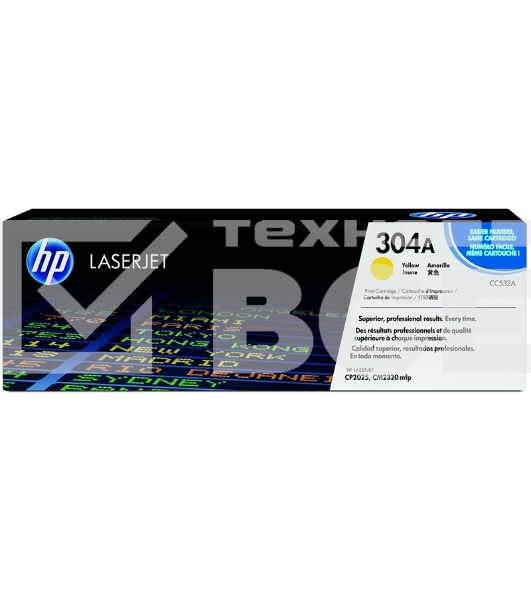 Картридж лазерный HP CC532A желтый для LJ CP2025/CM2320 2800стр.