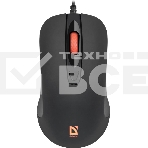 Мышь проводная Defender Ultra Classic MB-280 черный, 1200 dpi, USB, кнопки - 4, фото2