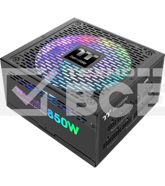 Блок питания Thermaltake Toughpower GF2 ARGB (PS-TPD-0850F3FAGE-2), 850Вт, 80 PLUS Gold, 140мм, модульный, черный