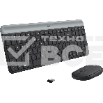 Клавиатура + мышь Logitech MK470 клав:черный/серый мышь:черный USB беспроводная slim (920-009204), фото5