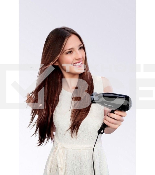 Фен Braun BRHD130E 1200Вт черный
