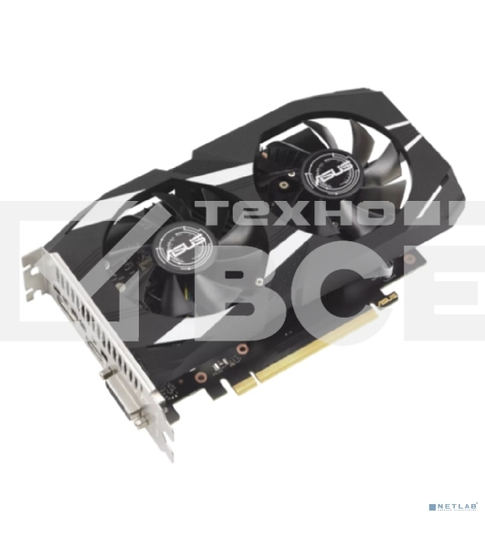 Видеокарта Asus DUAL-RTX3050-O6G NVIDIA GeForce RTX 3050 6Gb 96bit GDDR6 PCI-E 4.0 1507/14000 DVIx1 HDMIx1 DPx1 HDCP Ret