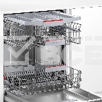 Встраиваемая посудомоечная машина Bosch SMV4EVX01E загрузка на 14 комплектов посуды, электронное управление, 6 программ, 59.8x55x81.5 см, нержавеющая сталь цвет, сушка: с открыванием дверцы/с теплообменником, индикация на полу: луч, фото4