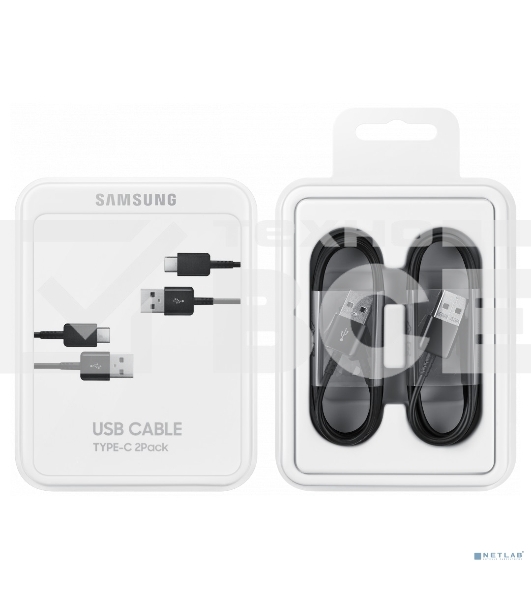 Кабель Samsung EP-DG930MBRGRU USB Type-C-USB 2.0 черный 1.5м