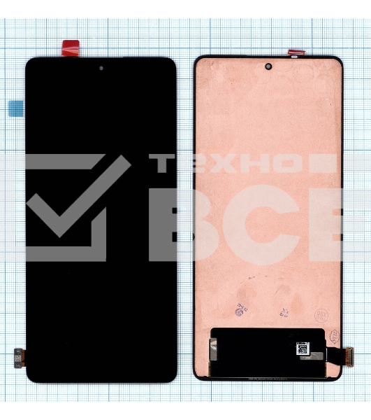 Дисплей для Xiaomi Mi 11T/ Mi 11T Pro в сборе с тачскрином (original lcd) черный