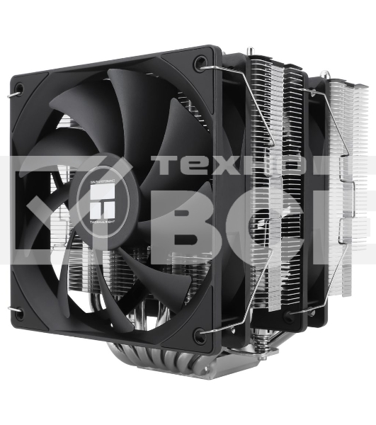 Устройство охлаждения(кулер) Thermalright Phantom Spirit 120 SE Soc-AM5/AM4/1151/1200/1700 черный 4-pin 25.6dB Al+Cu 765gr Ret (PS120-SE)