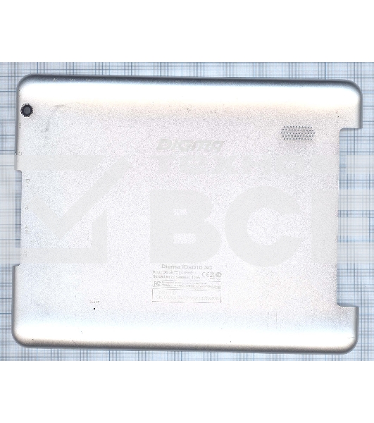 Задняя крышка для Digma iDsD10 3G серебристая