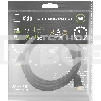 Кабель аудио-видео Cactus CS-DP-DP-1.4-3 DisplayPort (m)/DisplayPort (m) 3м. позолоч.конт. черный, фото5