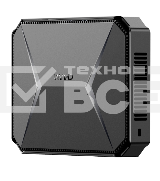 Компьютер Chuwi HeroBox Intel N-series N100(0.8Ghz)/8192Mb/256SSDGb/Int:Intel UHD Graphics 600/BT/WiFi/war 1y/0.59kg/Black/Win11Home + BT5.2/USB3.0*2, USB2.0*2/HDMI 2.0 *1 (4K 60Hz)/VGA*1/M.2*2, 2280, MAX 1TB, PCIE & SATA3/Type-C*1/Ear