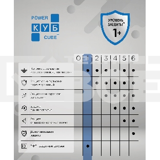 Удл. PC 0,5м, 2р с/з, с вык.16А, 3USB, бел. кв SPG5-A4