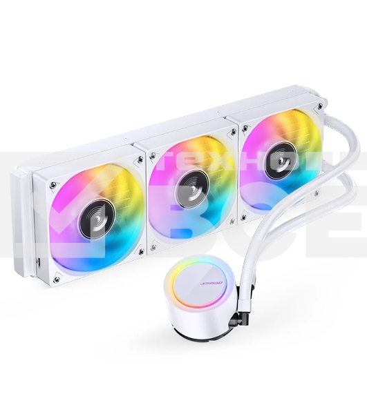 Система жидкостного охлаждения JONSBO TG-360 белый 120мм алюминий+медь 1800rpm 35.4db 4-pin 300W