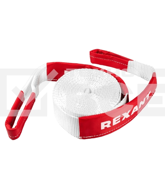 Трос динамический (стропа) Rexant 7т, 6м, белый, в чехле