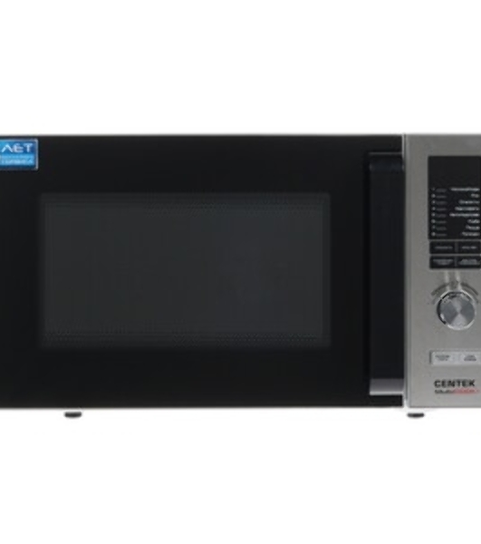 Микроволновая печь Centek CT-1588 серебристый, 25 л, 900 Вт, переключатели - кнопки, поворотный механизм