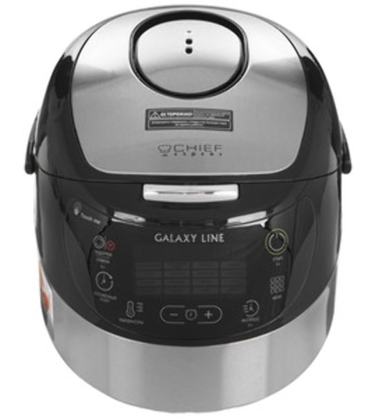 Мультиварка Galaxy Line GL 2649 черный, объем 5 л, 1100 Вт, 17 программ