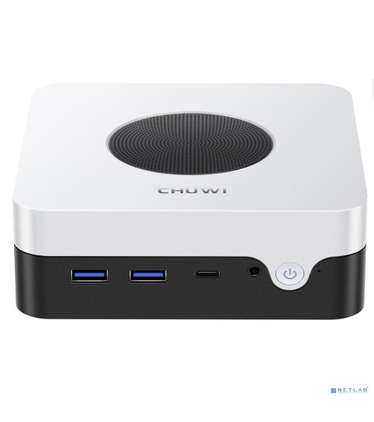 Компьютер Chuwi LarkBox X Intel Core i3 1220P(1.5Ghz)/8192Mb/256SSDGb/Int:Intel UHD Graphics/BT/WiFi/war 1y/0.4kg/Grey+White/Win11Pro + USB2.0*2/USB3.2*2/Type-C*1/HDMI*1/DP*1/RJ45*2/WIFI6,BT5.2/bracket