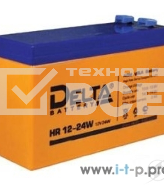 Батарея Delta HR 12-24 W (12V, 6Ah)