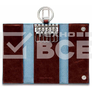 Ключница Piquadro Blue Square PC1397B2/MO, коричневый