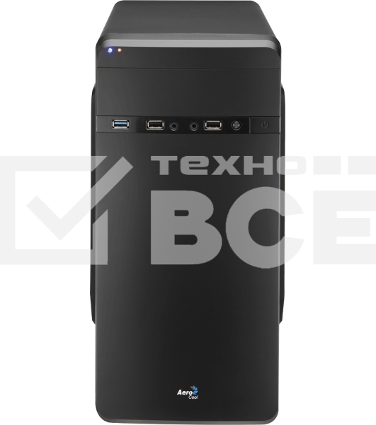Компьютерный корпус Aerocool / Formula Qs-180 черный без БП mATX 1x80mm 2xUSB2.0 1xUSB3.0 audio