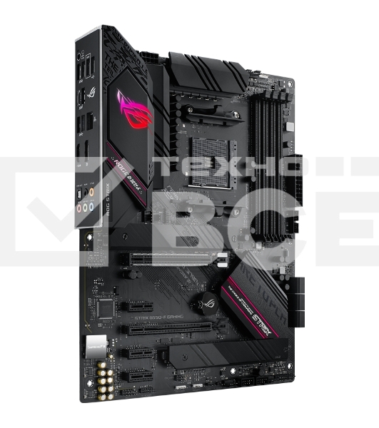 Материнская плата ASUS ROG STRIX B550-F GAMING, AM4, AMD B550, 4xDDR4, 6xSATA, 2xM.2, 1xPCI-E 3.0 x16, 1xPCI-E 4.0 x16, 3xPCI-E x1, 1xDP, 1xHDMI, 1x 2.5Gb LAN, 1xUSB 3.2 Gen 2, 4xUSB 3.2 Gen 1, 2xUSB 2.0, 5x3.5 мм, 7.1, ATX