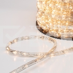 Дюралайт LED, свечение с динамикой (3W) - ТЕПЛЫЙ БЕЛЫЙ, 24 LED/м, бухта 100м, фото2